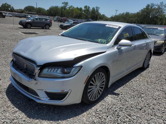 3LN6L5F94HR623391 - 2017 LINCOLN MKZ RESERVE SILVER photo 1