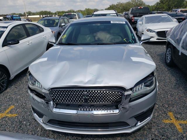 3LN6L5F94HR623391 - 2017 LINCOLN MKZ RESERVE ვერცხლისფერი ფოტო 5