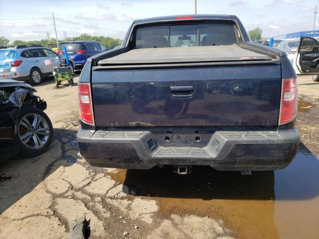 5FPYK1F54AB502428 - 2010 HONDA RIDGELINE RTL BLUE photo 6