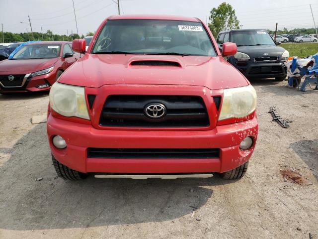 5TEJU62N07Z414989 - 2007 TOYOTA TACOMA DOUBLE CAB PRERUNNER RED photo 5
