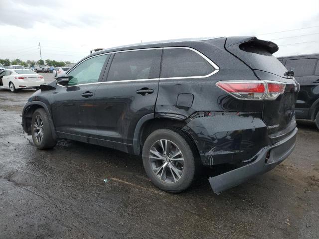 5TDJKRFH9GS331814 - 2016 TOYOTA HIGHLANDER XLE Սև լուսանկար 2