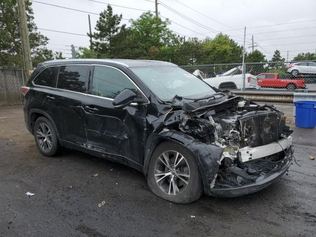 5TDJKRFH9GS331814 - 2016 TOYOTA HIGHLANDER XLE Սև լուսանկար 4