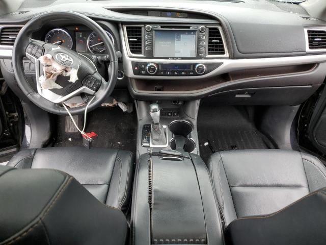 5TDJKRFH9GS331814 - 2016 TOYOTA HIGHLANDER XLE Սև լուսանկար 8