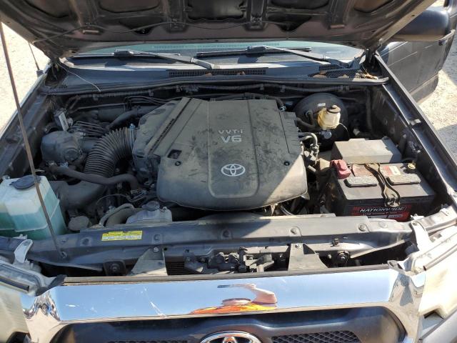 5TFJU4GN6EX052989 - 2014 TOYOTA TACOMA DOUBLE CAB PRERUNNER GRAY photo 11