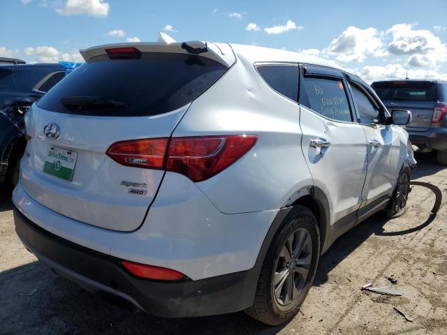 5XYZTDLB8GG328919 - 2016 HYUNDAI SANTA FE S WHITE photo 3