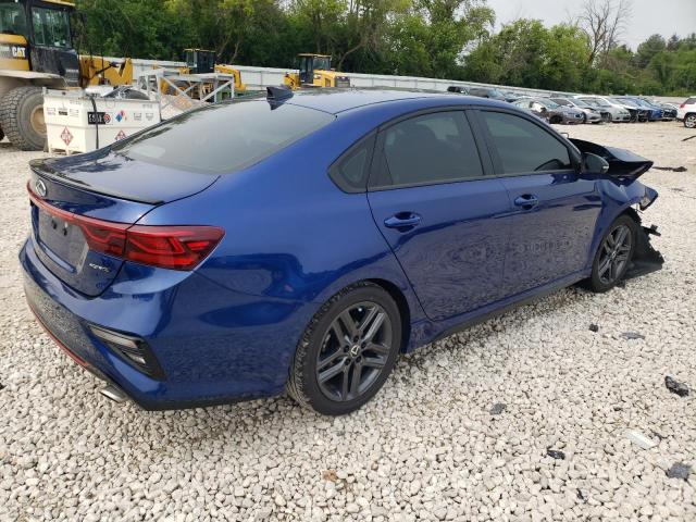 3KPF34AD9LE172288 - 2020 KIA FORTE GT LINE BLUE photo 3