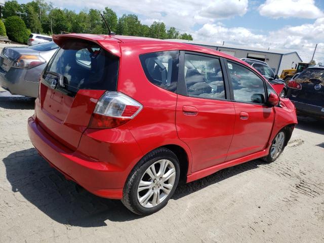 JHMGE8H48AC003488 - 2010 HONDA FIT SPORT RED photo 3