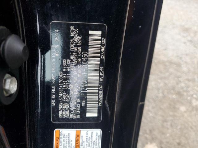 JF1ZNAA17F8700460 - 2015 TOYOTA SCION FR-S BLACK photo 12