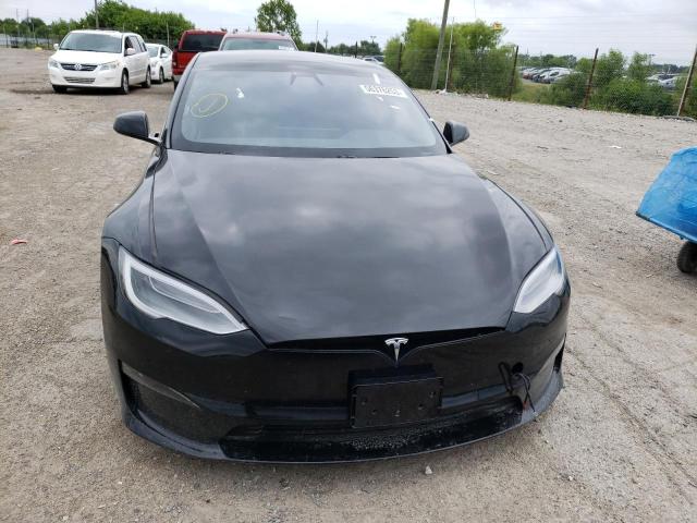 5YJSA1E52MF440809 - 2021 TESLA MODEL S Սև լուսանկար 5
