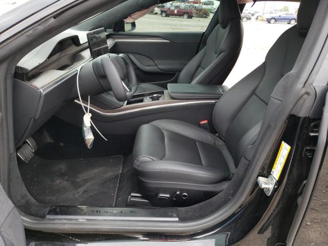 5YJSA1E52MF440809 - 2021 TESLA MODEL S Սև լուսանկար 7