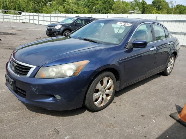 1HGCP36838A085351 - 2008 HONDA ACCORD EXL BLUE photo 1