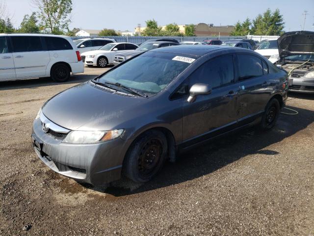 2HGFA16649H103831 - 2009 HONDA CIVIC LX-S Grafit foto 1