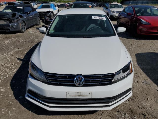 3VW2B7AJ5JM254043 - 2018 VOLKSWAGEN JETTA S WHITE photo 5