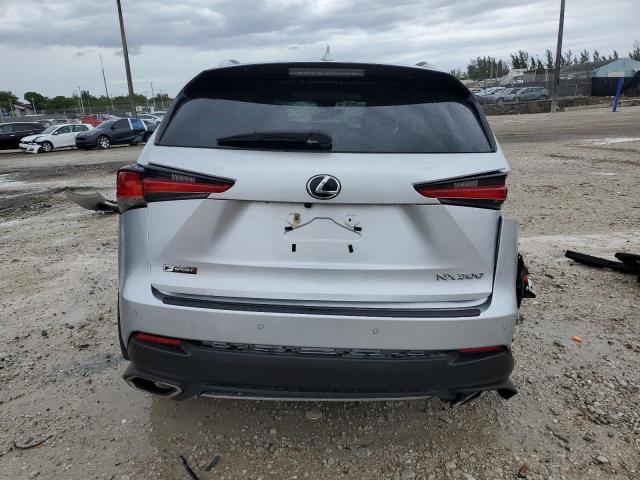 JTJBARBZ3K2189396 - 2019 LEXUS NX 300 BASE ვერცხლისფერი ფოტო 6