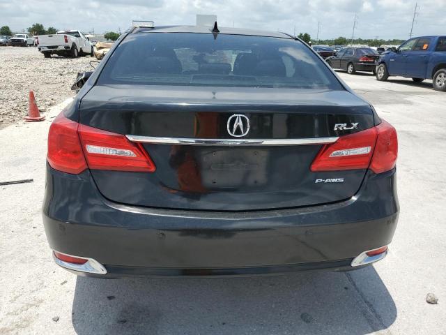 JH4KC1F99EC004161 - 2014 ACURA RLX ADVANCE BLACK photo 6