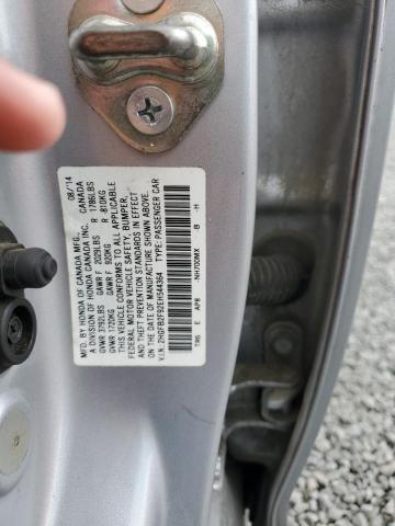 2HGFB2F92EH544364 - 2014 HONDA CIVIC EXL SILVER photo 12