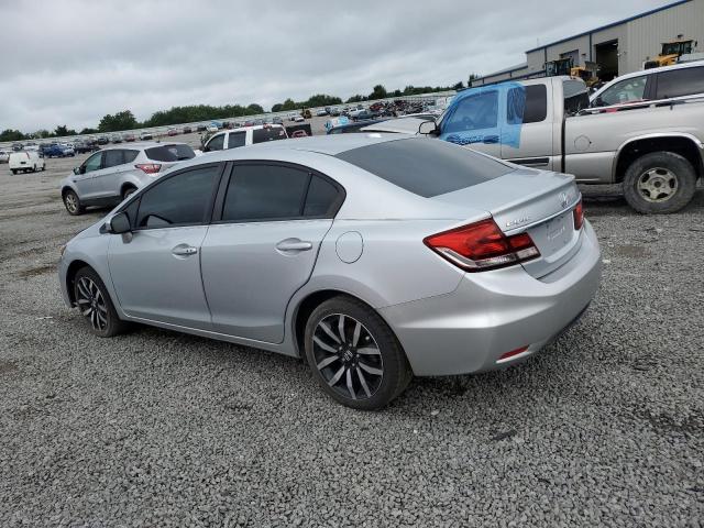 2HGFB2F92EH544364 - 2014 HONDA CIVIC EXL SILVER photo 2