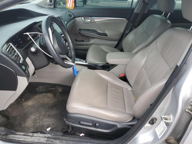 2HGFB2F92EH544364 - 2014 HONDA CIVIC EXL SILVER photo 7