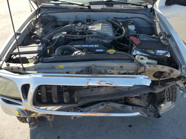 5TEGN92N94Z357843 - 2004 TOYOTA TACOMA DOUBLE CAB PRERUNNER SILVER photo 11