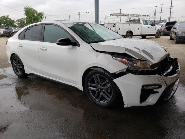 3KPF34ADXLE246687 - 2020 KIA FORTE GT LINE WHITE photo 4