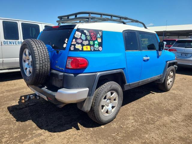 JTEBU11F980106380 - 2008 TOYOTA FJ CRUISER BLUE photo 3