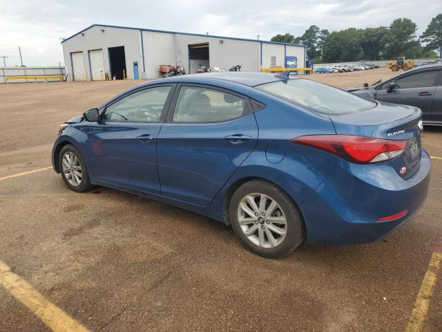 KMHDH4AE7FU377238 - 2015 HYUNDAI ELANTRA SE BLUE photo 2