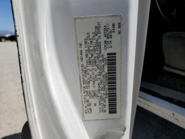 5TBRT34172S286098 - 2002 TOYOTA TUNDRA ACCESS CAB 白色 照片 12