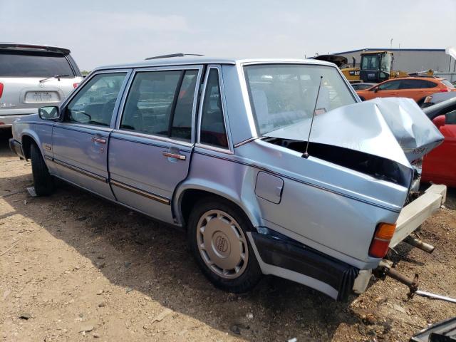 YV1FX8844K2390761 - 1989 VOLVO 740 GL BLUE photo 2