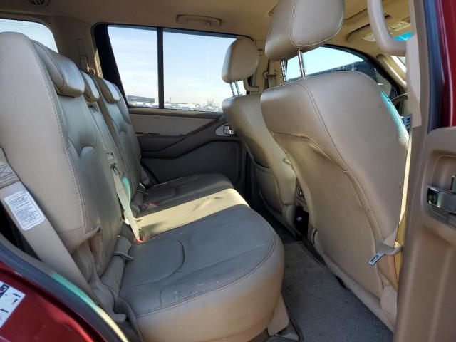 5N1AR18W96C654507 - 2006 NISSAN PATHFINDER LE RED photo 11