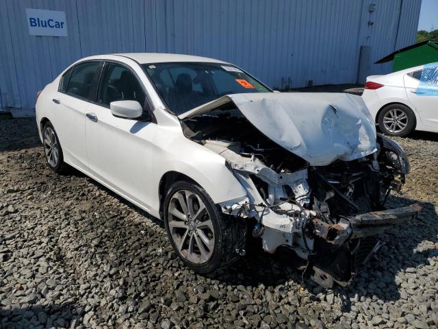 1HGCR2F58EA208373 - 2014 HONDA ACCORD SPORT WHITE photo 4