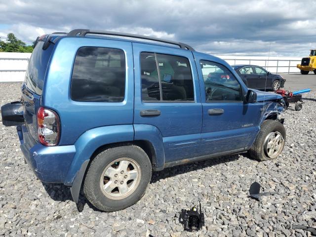 1J4GL58K54W180257 - 2004 JEEP LIBERTY LIMITED BLUE photo 3