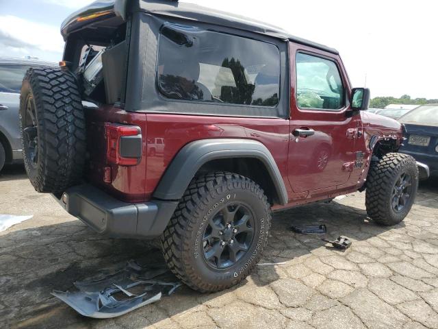 1C4GJXAN6MW839846 - 2021 JEEP WRANGLER SPORT BURGUNDY photo 3