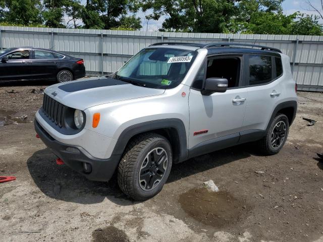 ZACCJBCT7GPE19818 - 2016 JEEP RENEGADE TRAILHAWK SILVER photo 1