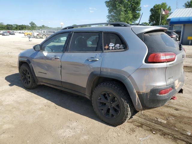 1C4PJMBSXHW616640 - 2017 JEEP CHEROKEE TRAILHAWK SILVER photo 2