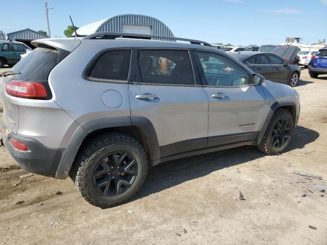 1C4PJMBSXHW616640 - 2017 JEEP CHEROKEE TRAILHAWK SILVER photo 3