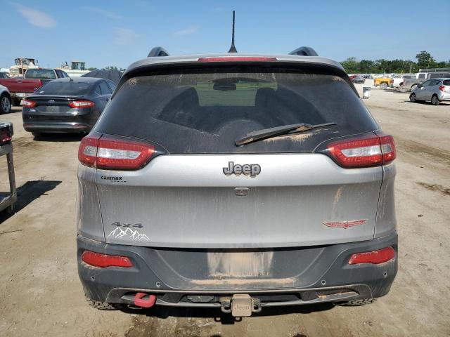 1C4PJMBSXHW616640 - 2017 JEEP CHEROKEE TRAILHAWK SILVER photo 6