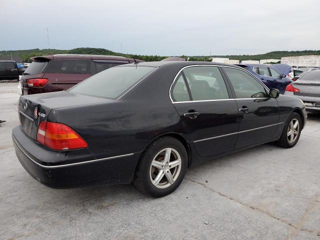 JTHBN30F920065852 - 2002 LEXUS LS 430 BLACK photo 3