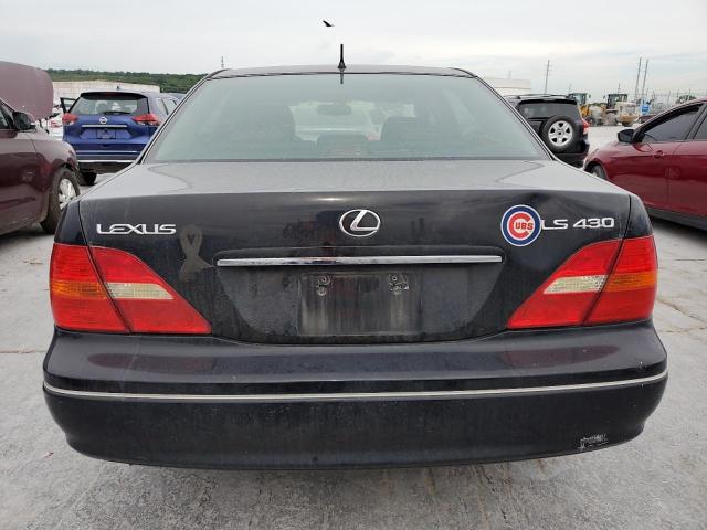 JTHBN30F920065852 - 2002 LEXUS LS 430 BLACK photo 6