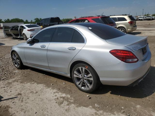 WDDWF4KB4JR420295 - 2018 MERCEDES-BENZ C 300 4MATIC SILVER photo 2