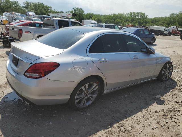 WDDWF4KB4JR420295 - 2018 MERCEDES-BENZ C 300 4MATIC SILVER photo 3