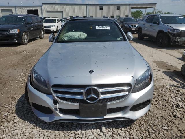 WDDWF4KB4JR420295 - 2018 MERCEDES-BENZ C 300 4MATIC SILVER photo 5