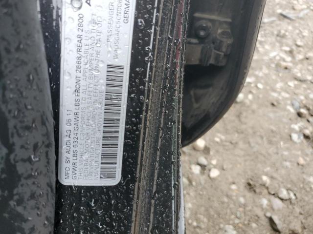 WAUSGAFC5CN006702 - 2012 AUDI A7 PRESTIGE BLACK photo 13