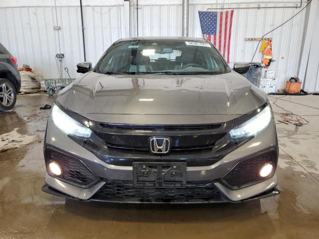 SHHFK7H93KU201023 - 2019 HONDA CIVIC SPORT TOURING GRAY photo 5