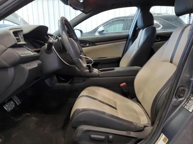 SHHFK7H93KU201023 - 2019 HONDA CIVIC SPORT TOURING GRAY photo 7