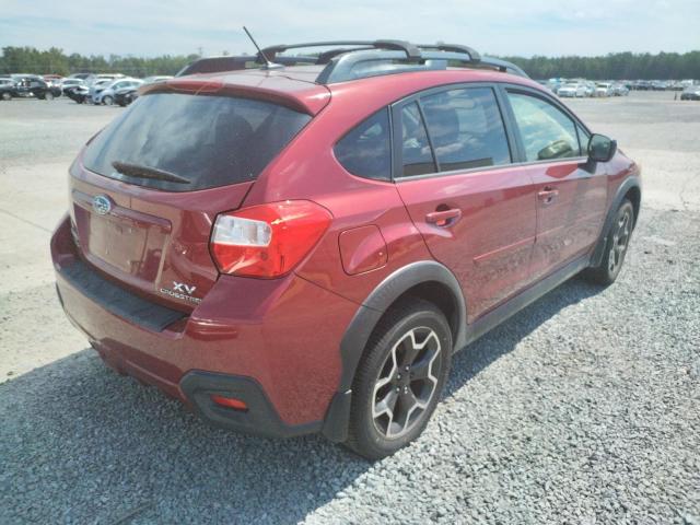 JF2GPAKC4D2803638 - 2013 SUBARU XV CROSSTR 2.0 LIMITED RED photo 4