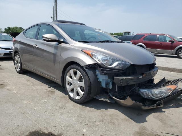 5NPDH4AEXDH245828 - 2013 HYUNDAI ELANTRA GLS SILVER photo 4