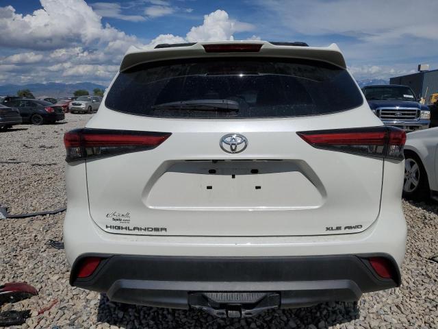5TDHZRBH5MS539216 - 2021 TOYOTA HIGHLANDER XLE WHITE photo 6