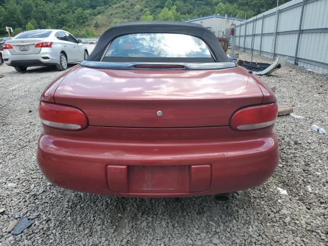 3C3EL55H9YT246413 - 2000 CHRYSLER SEBRING JXI BURGUNDY photo 6