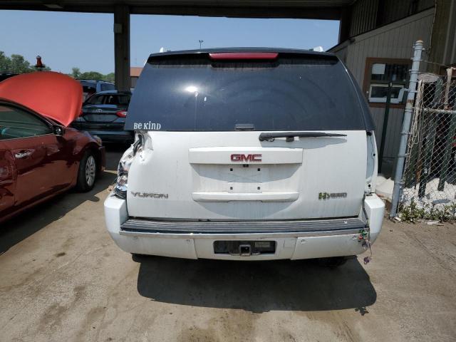 1GKS2GEJ4CR216130 - 2012 GMC YUKON DENALI HYBRID WHITE photo 6