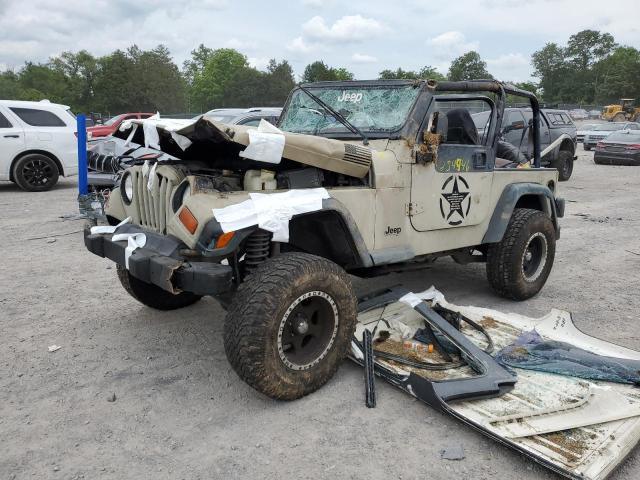 1J4FY19S8XP424843 - 1999 JEEP WRANGLER / SPORT CREAM photo 1